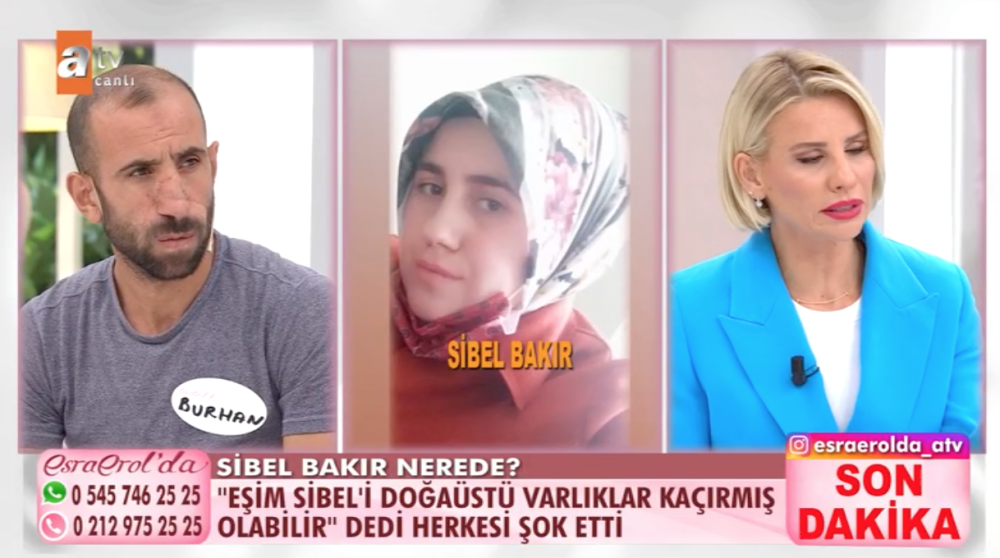 esra erol da sibel bakir kimdir burhan bakir kimdir sibel bakir olayi nedir